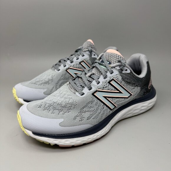 New Balance Women's 680 Running Shoe Logwood/Ocean Gray Size US 8.5 Sneakers - Picture 3 of 9